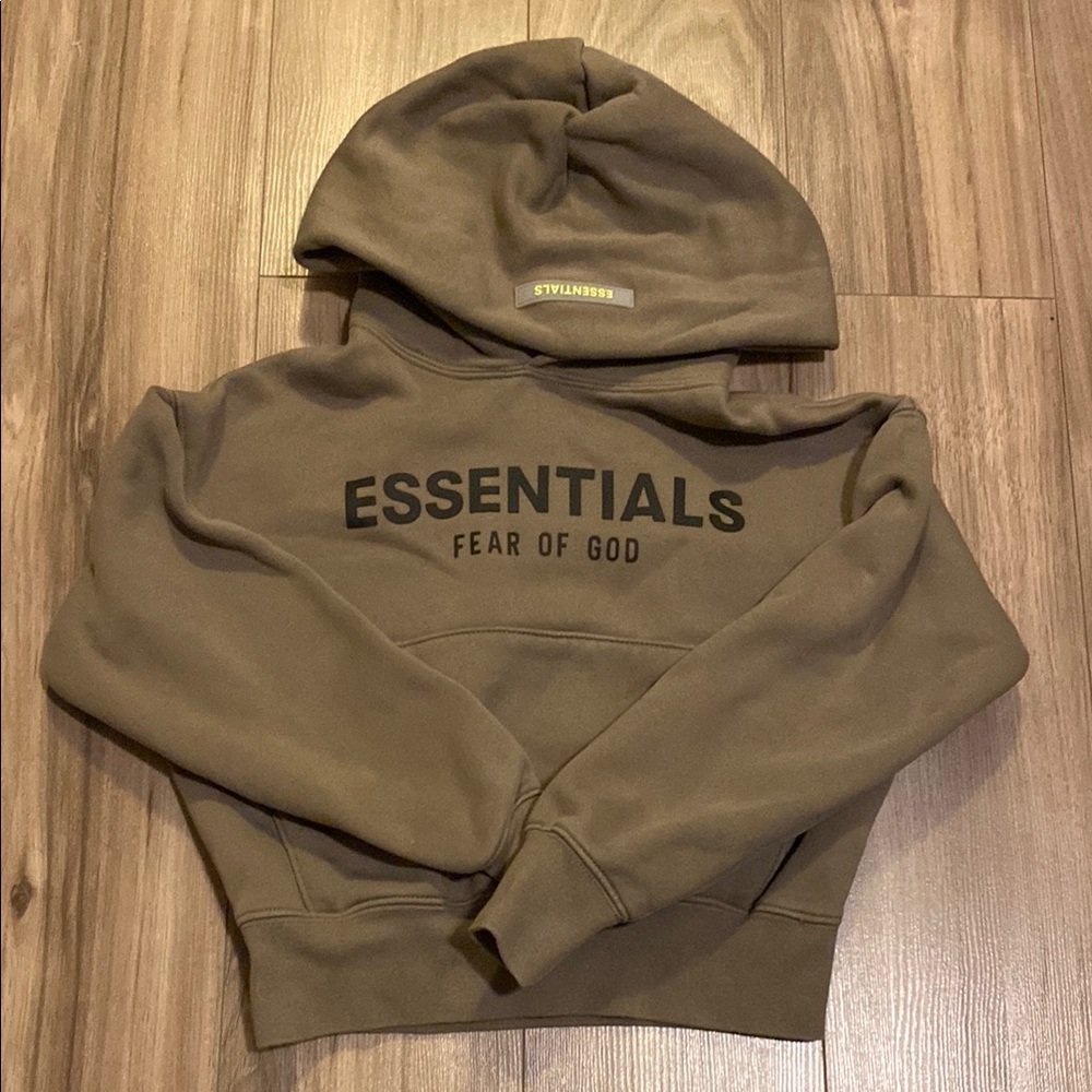 Fear of God Taupe Hoodie